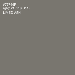 #79766F - Limed Ash Color Image